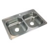 Transolid STDE33226-1 Kitchen Sink, 22 1/64" x 33" x 6",