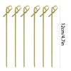 100Pcs Bamboo Cocktail Picks Toothpicks for Appetizers Natural Bamboo Knot