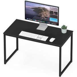 SHW Mission 32-Inch Home Office Computer Desk, Black