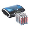 Tenergy T9688 Universal LCD Battery Charger and 12 AA and