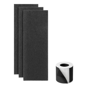 Pre-Filter Replacement for Pet Air Purifier Capture Cat Fur and Large Particles, Compatible with Dhyala KJ02 Air Purifier, 3 Packs, Black