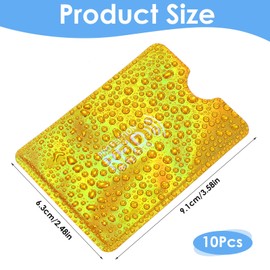 10pcs RFID Blocking Sleeves,Credit Card Protector Colorful Identity Theft Protection Passport Debit ID Cards Holders for Women Men(10)