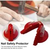 Nail Holder for Hammering, Plastic Pliers,Finger Protective Nail Guide,Home Tool