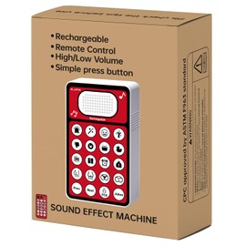 BLUEYE Sound Effects Machine with Remote,50 Jokes Button for Boys,Rechargeable Farrt Noise Maker, 16 Hilarious Sounds Prank Toys for Age 6 7 8 9 10 Years Old,Birthday Gift,Stocking Stuffers