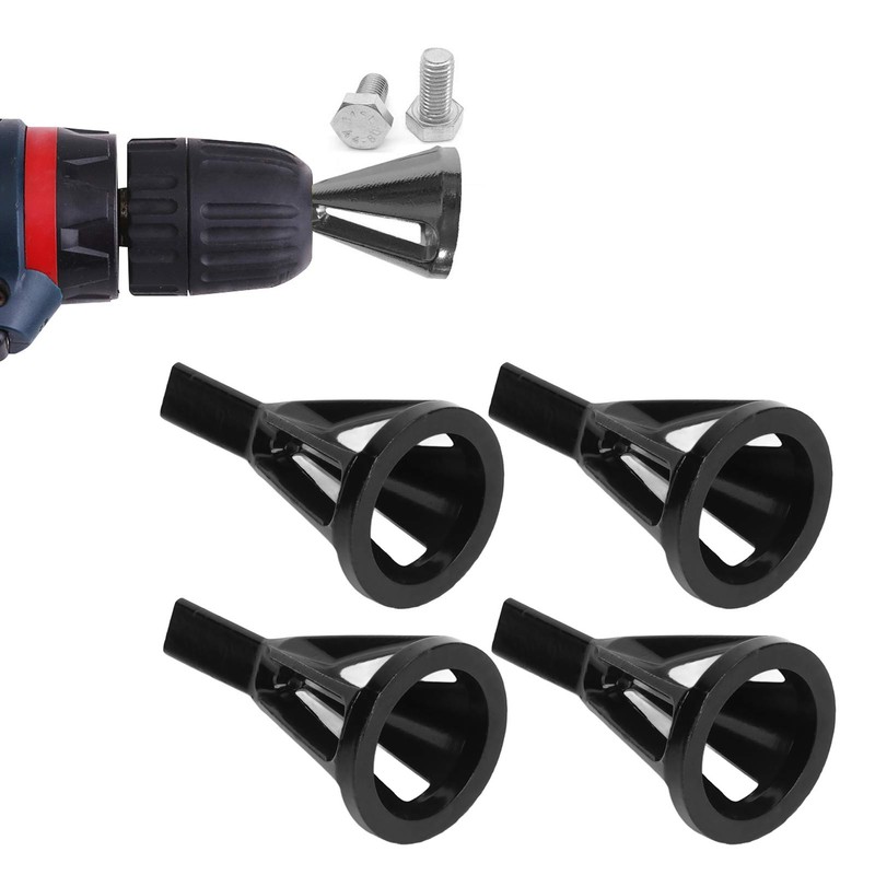 4Pcs Deburring External Chamfering Tool Chamfer Drill Carbide Burr Removal