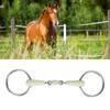 Ezweiji Horse Mouth Bit Apple Flavour Professional Stainless Steel Snaffle