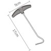 Tiardey 10Pcs Aluminum Lightweight Tent Stakes Set, Camping Tent Stakes