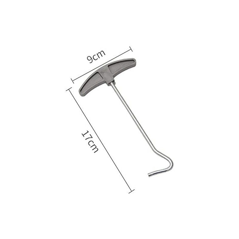 Tiardey 10Pcs Aluminum Lightweight Tent Stakes Set, Camping Tent Stakes