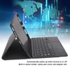 Wireless BT Keyboard Case Magnetic Connection Black USB C Charging