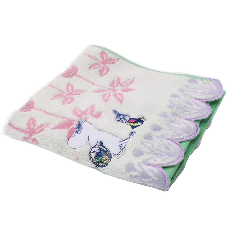 Marushin 1405015300 Moomin Hand Towel, 13.4 x 14.2 inches (34