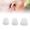 15pcs Hearing Amplifier Eartip 2 Layers Detachable Silicone Hearing Amplifier