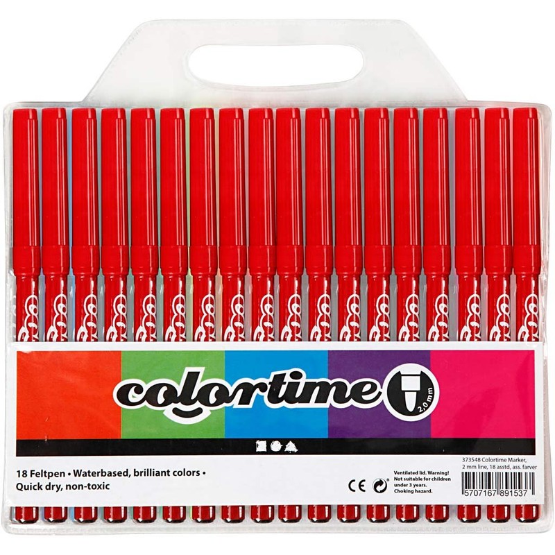 Colortime Marker, red
