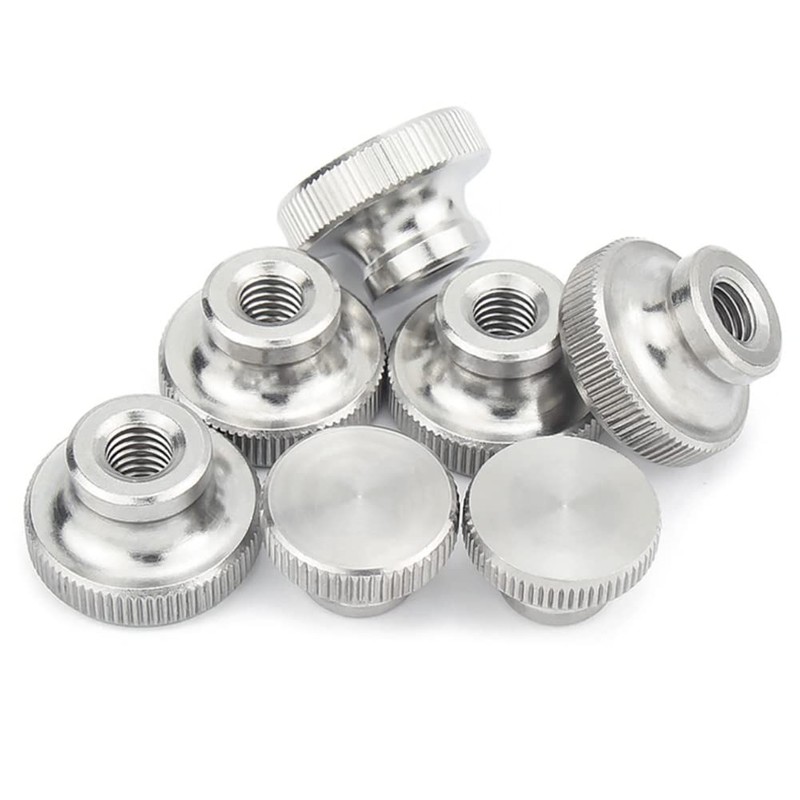 CONPHERON M8 Knurled Nuts Blind Hole Knurled Thumb Nuts 304