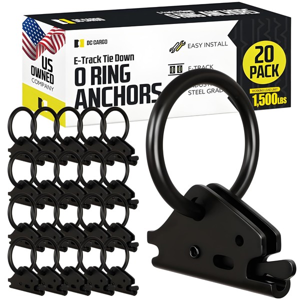 DC Cargo Mall DC Cargo Mall Heavy-Duty Steel O-Ring (Pack