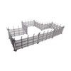 Monster Scenery: Chain Link Fences (Unpainted Tabletop Scenery Set)