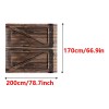 . Cortinas Semiopacas Madera 3d Estar Dormitorio 170 200