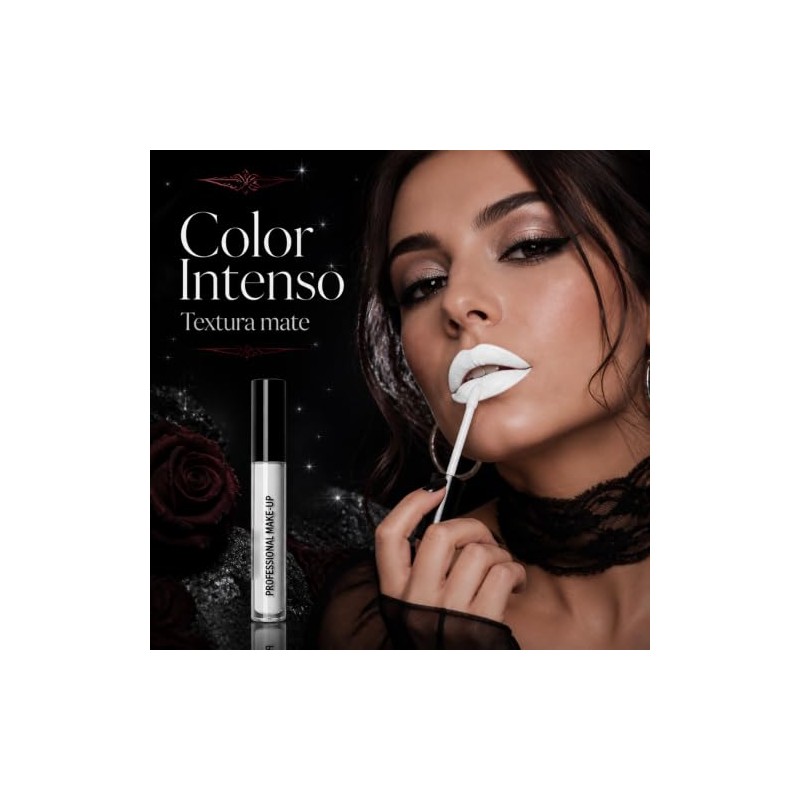 Lápiz Labial Blanco para Halloween, Maquillaje Halloween