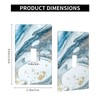 Blue Marble Light Switch Cover 1 Gang Wall Plate Single