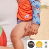 Bambino Mio, Top Nuoto, Maniche Lunghe, Protezione UPF40+, Nautico, 2-3