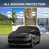 X AUTOHAUX Car Cover Outdoor Waterproof Sun Rain Snow Hail