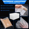 50 Pcs Clear Bubble Pouches Bags, 6”x 8” Thickening Shockproof