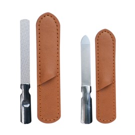 YXIING 2 Pcs Toe Nail Files for Thick Nails, Metal Nail File Stainless for Women Men for Nails, Toenails