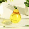 YANGSHINE Crystal Pear Statue Ornament Artificial Fruit Sculpture Table Decoration