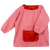 Klotzz children's painting apron for kindergarten. Checked Craft Coat Baby