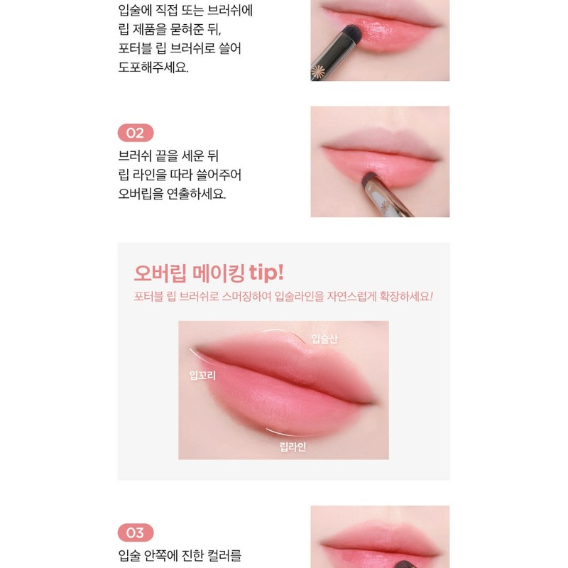 PICCASSO Picasso Lip Brush Multi Portable Smudging Blending Beauty Accessories