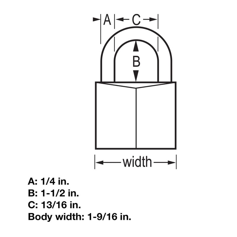 Master Lock Black Vinyl Covered Aluminum Padlock with Key, Keyed-Alike