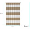 Loti Living Anti-Mould Shower Curtain 120 x 200 cm Sand