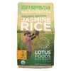 LOTUS FOODS Organic Brown Jasmine Rice, 30 OZ