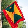 Runesol Grenada Flag, 91x152cm, 3ft x 5ft, 4 Grommets, Eyelet