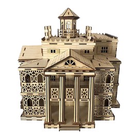 Bird’s Wood Shack Haunted House Model Kit – Size When Assembled – 17.5" Wide x 19" Long x 17" High – 3D Puzzles for Adults & Kids