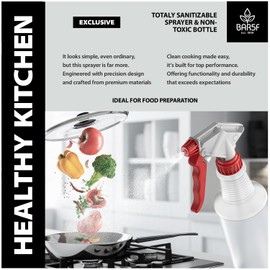 Bar5F Spray Bottles (16-Ounce, 2 Pack) for BBQ Grilling Smoking & Baking Food Grade Grill Spritzer Meat Smoker Butchers Tools & Chef Gadgets