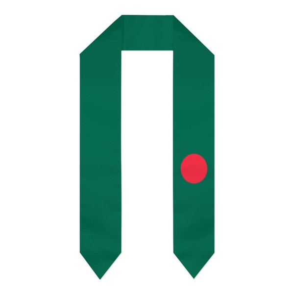 DABOYOZHZH Bangladesh Flag Graduation Stoles Shawl Sash Scraf For Study