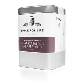 Spice for Life Wild Voatsiperifery Pepper - Rare Elegant Gourmet Peppercorns from the Jungle Madagascar - Deluxe Very Coarse - Earthy Citrus Floral and with Very Strong Sharpness - Spice for a Special