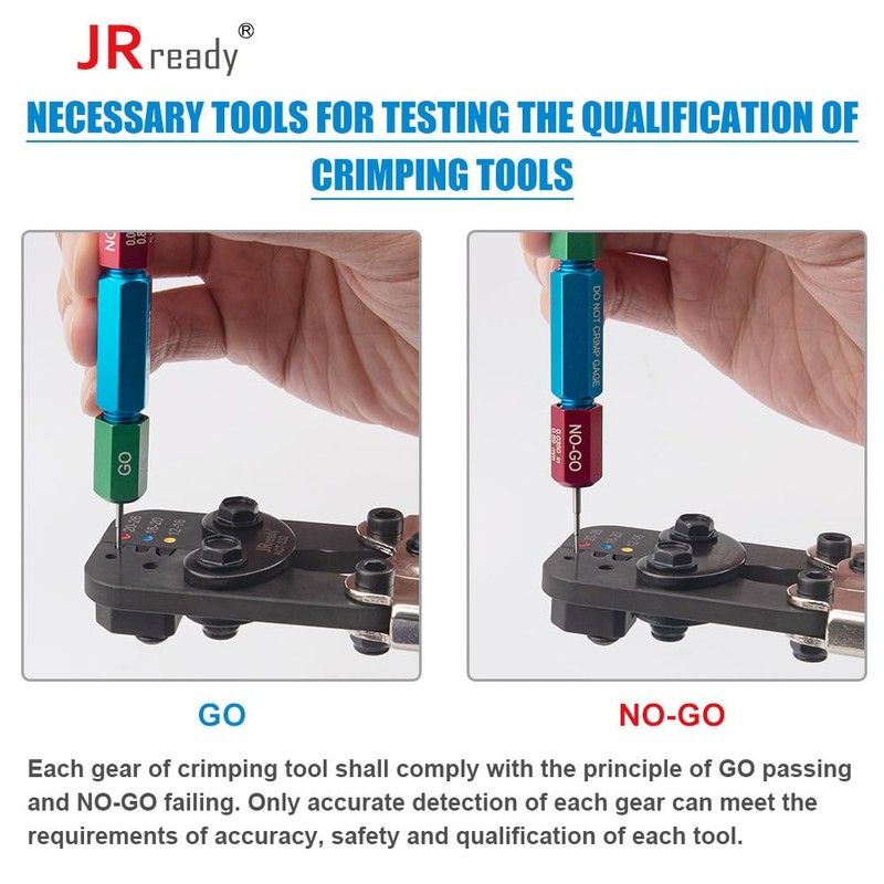 JRready ACT-232 Hand Tool(M22520/37-1 Equivalent) for Crimping M81824/1,6,7,8,9,10,11,13,14 Heat Shrink