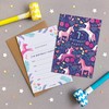 James Ellis Pack of 8 Children’s Unicorn Birthday Party Invitations