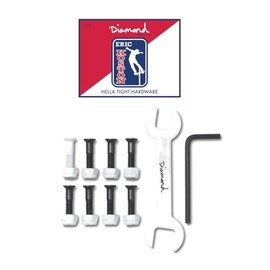 Diamond Supply Co. Eric Koston Pro Hardware 7/8" Single Pack White/Black