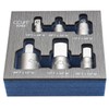 CCLIFE 6 pcs Impact Driver Socket Wrench Adapter 1/2' 1/4'