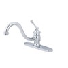 Kingston Brass KB3571BLLS Vintage 8-Inch Centerset Kitchen Faucet Less Sprayer,