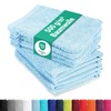 Pack of 10 Wash Mitts, 15 x 21 cm, 100%