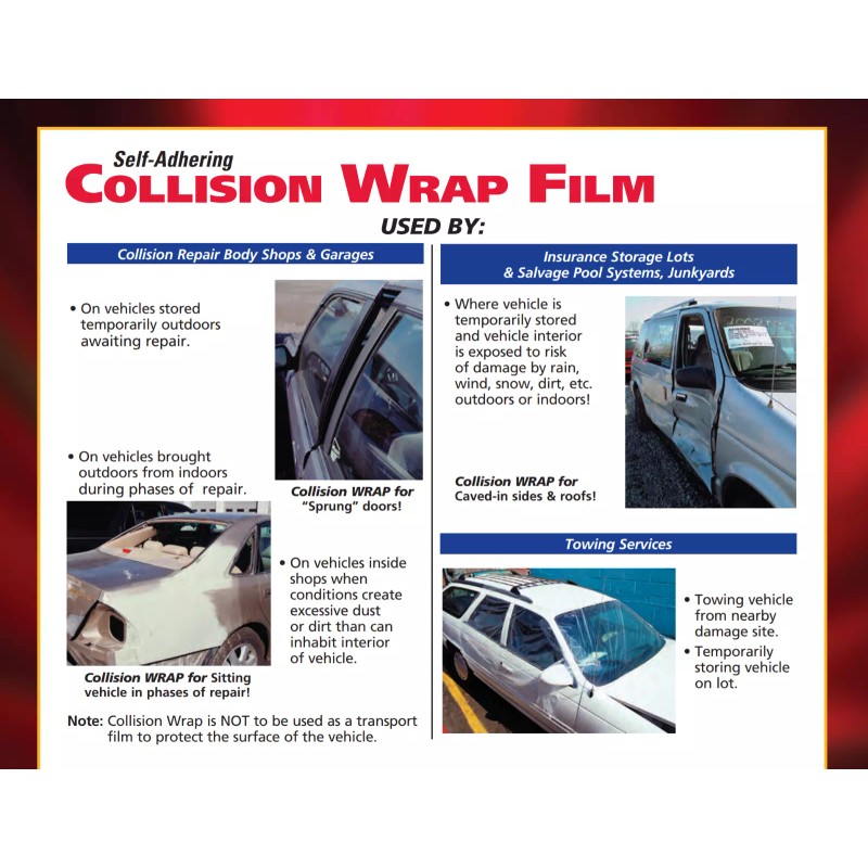 RBL Continuous Roll Self-Adhering Collision Wrap - 30" x 100'