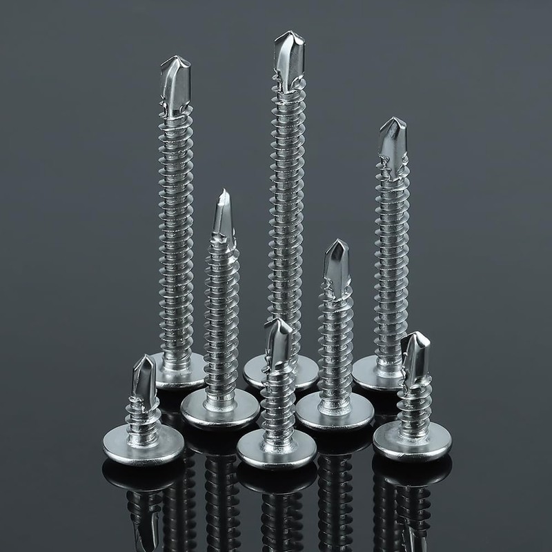 #8 x 5/8" Phillips Wafer Head Sheet Metal Tek Screws