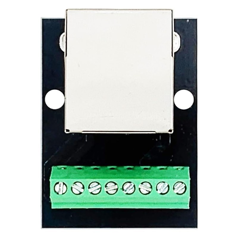 XIFUHUI 2pcs RJ45 Ethernet Breakout Board Single Socket Adapter, 2.54