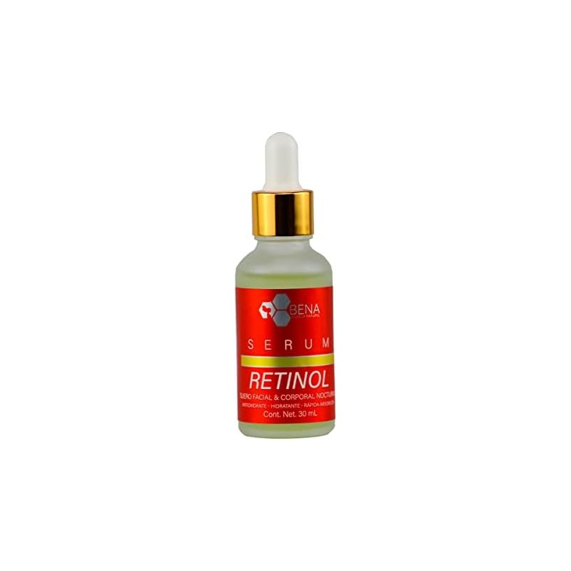 Serum Facial Retinol Y Acido Hialuronico Con Vitamina E Bena