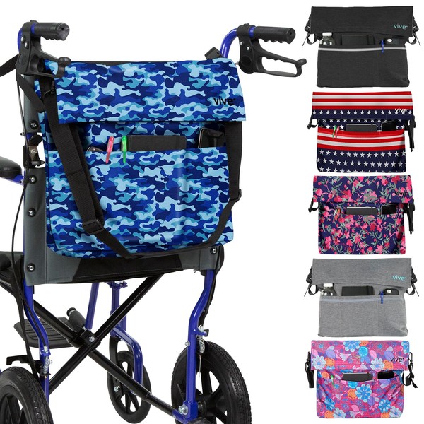 Vive XL Wheelchair Bag - Waterproof, Scratch-Resistant, Double-Stitched, Machine Washable