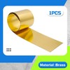 1000 x 100 x 0.05mm Brass Sheet Roll - Thin
