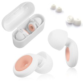 Runmeihe Runmeihe Ear Plugs,Noise Cancelling Ear Plugs for Sleeping, Swimming, Studying, Working, Concert Ear Plugs with 3-Layer Noise Reduction (Pink 3)